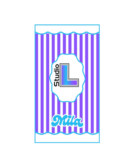 Beach towel personalized