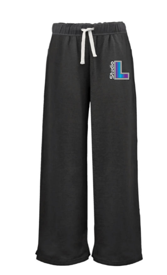 STUDIO L WIDE LEG SWEATPANTS