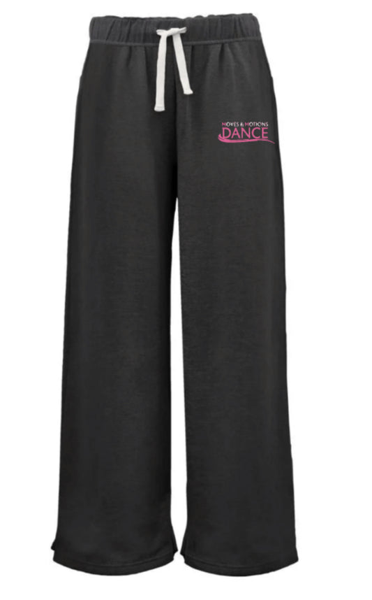 MOVES & MOTIONS WIDE LEG SWEATPANTS