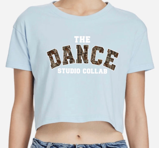COLLAB BLUE CROP TEE