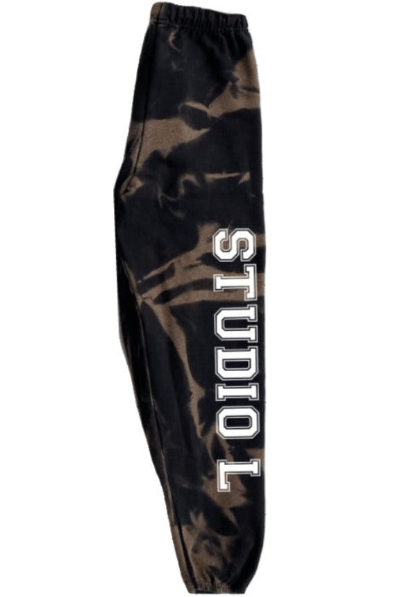 Bleach Dye Sweatpants (Royal or Black)